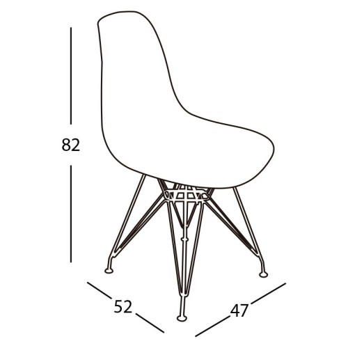 SILLA PICASSO - NEGRA