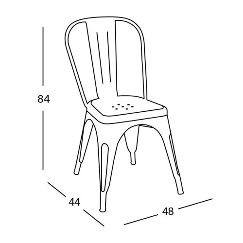 SILLA VOLT | NATURAL ENVEJECIDO