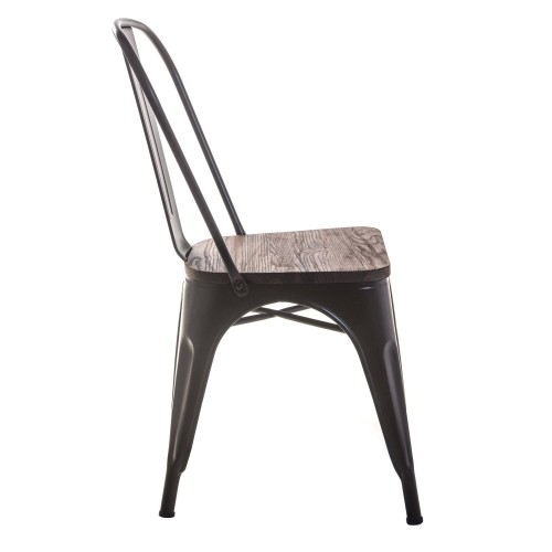 SILLA METAL Y MADERA VOLT