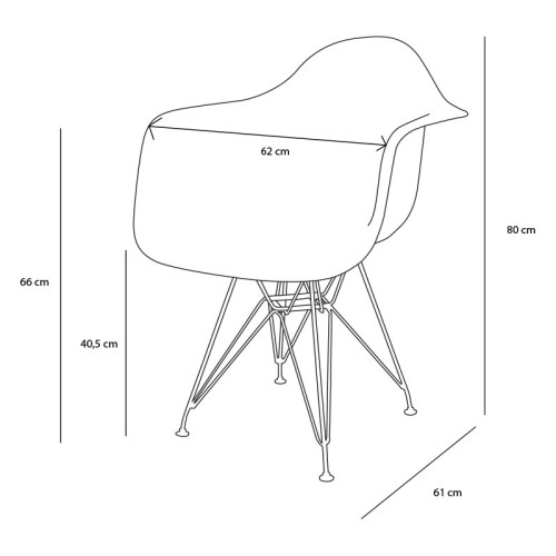 SILLÓN PICASSO - BLANCO