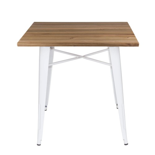 MESA VOLT 80 BLANCA MADERA-PATA BLANCA