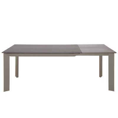 MESA EXTENSIBLE NIA CERAMICA GRIS/PATAS GRIS 2