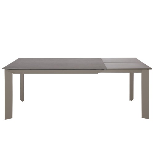 MESA EXTENSIBLE NIA CERAMICA GRIS/PATAS GRIS