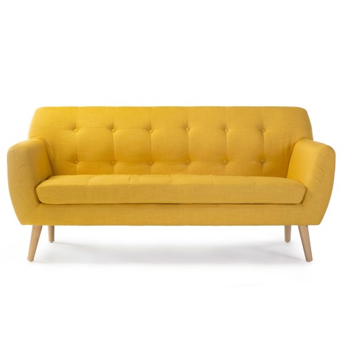 SOFA NORDIC VINTAGE-AMARILLO