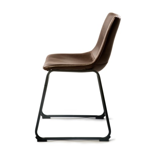 SILLA ALPHA VINTAGE-MARRON