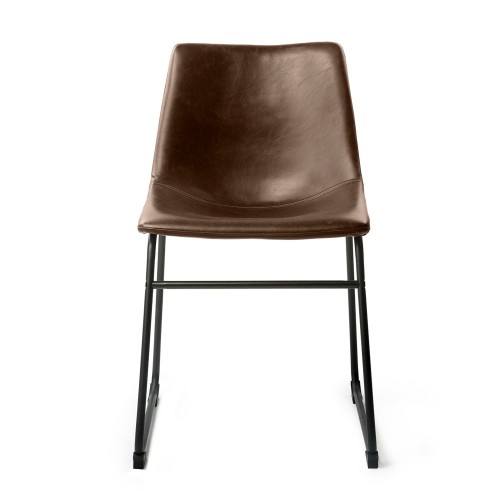 SILLA ALPHA VINTAGE-MARRON