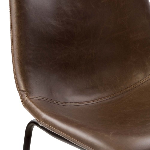 SILLA ALPHA VINTAGE-MARRON