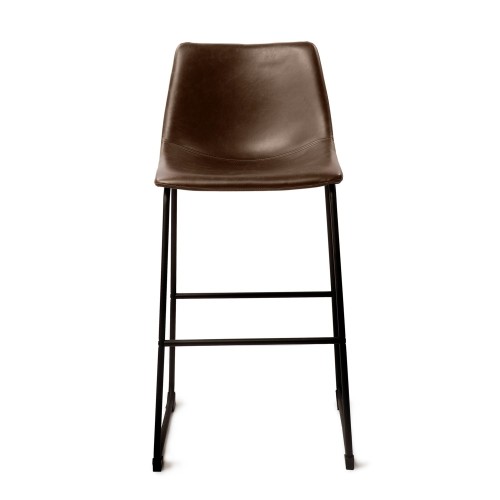 TABURETE ALPHA VINTAGE-MARRON