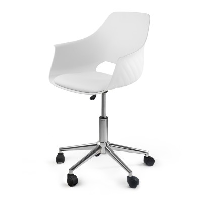 SILLA ESCRITORIO MOON -BLANCO 2