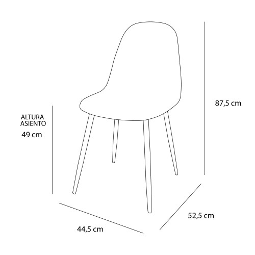 SILLA ZEN TERCIOPELO MOSTAZA