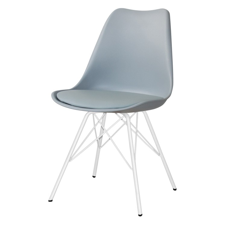 SILLA LIS MIX GRIS - BLANCO