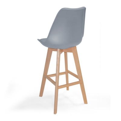 TABURETE MEGAN GRIS 2