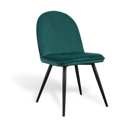 SILLA VELVET TERCIOPELO VERDE