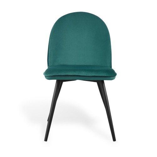 SILLA VELVET TERCIOPELO VERDE