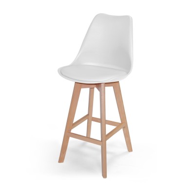 TABURETE MEGAN BLANCO 65