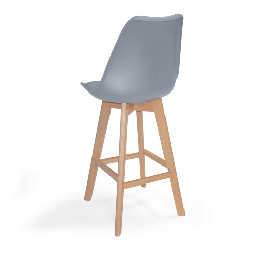 TABURETE MEGAN GRIS 65