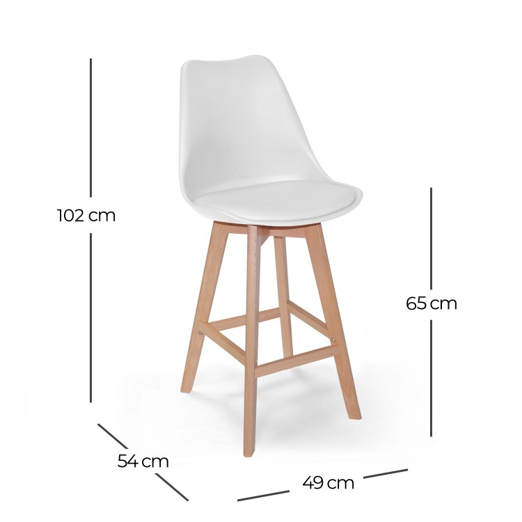 TABURETE MEGAN ROSA 65