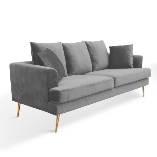 SOFA SIMBA 3 PLAZAS GRIS