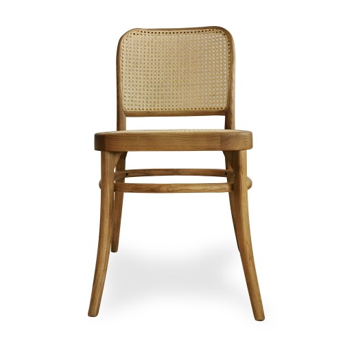 SILLA ABEL MADERA NATURAL RATTAN 