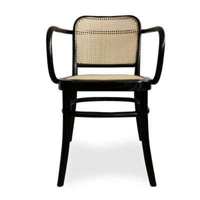 SILLON ABEL MADERA NEGRA RATTAN NATURAL 2