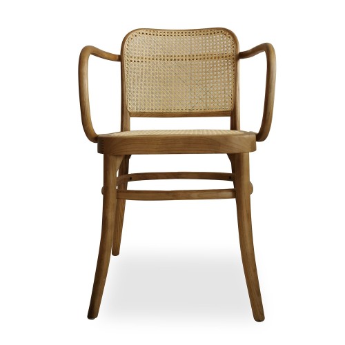 SILLON ABEL MADERA NATURAL RATTAN NATURAL