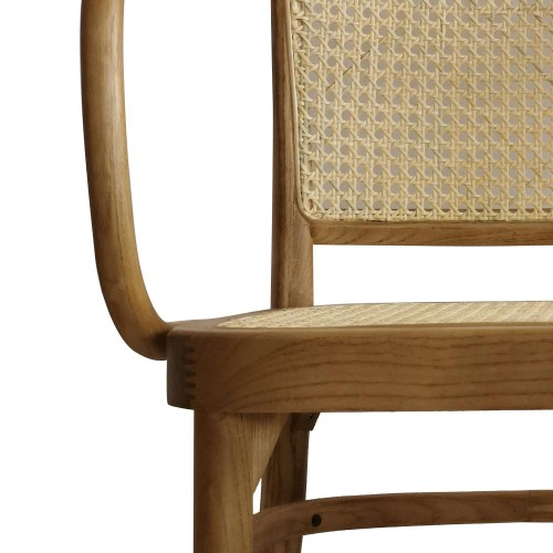 SILLON ABEL MADERA NATURAL RATTAN NATURAL