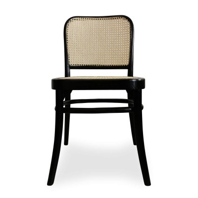 SILLA ABEL MADERA NEGRA EN RATTAN NATURAL 2