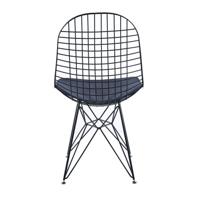 SILLA WIRE NEGRA 2