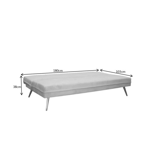 SOFA CAMA DARLING GRIS