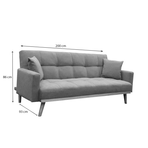 SOFA CAMA VICTORIA GRIS