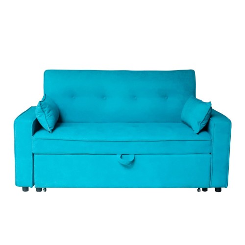 SOFA CAMA HERMES AZUL 