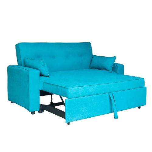 SOFA CAMA HERMES AZUL 