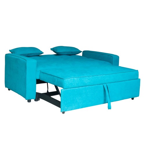 SOFA CAMA HERMES AZUL 