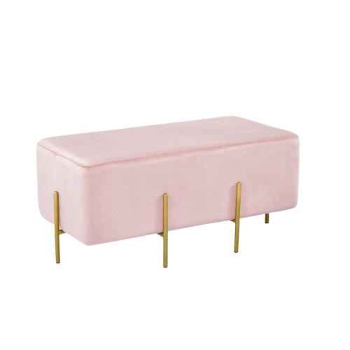 PUFF NUBE RECTANGULAR ROSA