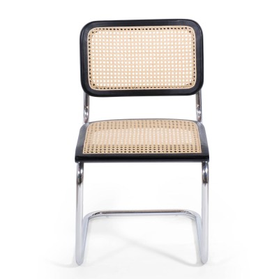 SILLA MARCELO NEGRA-RATTAN NATURAL 2