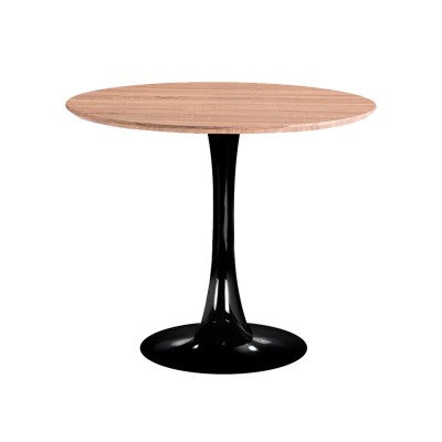 MESA GINA NEGRA-NATURAL 90X90 2