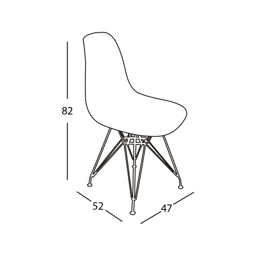 SILLA PICASSO MOSTAZA