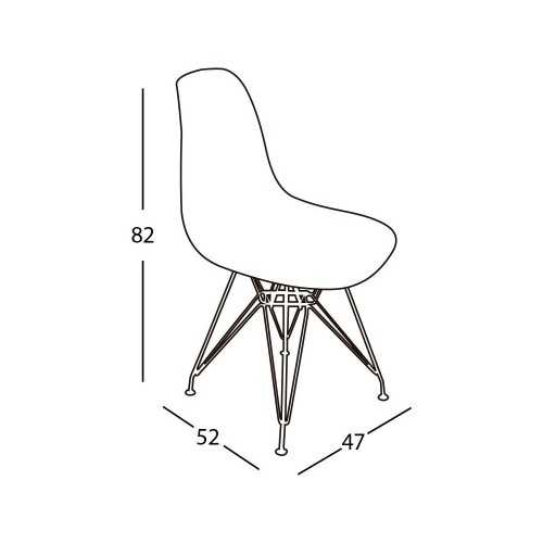 SILLA PICASSO TW VERDE KALE