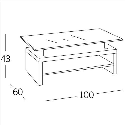 MESA DE CENTRO DAY - BLANCA