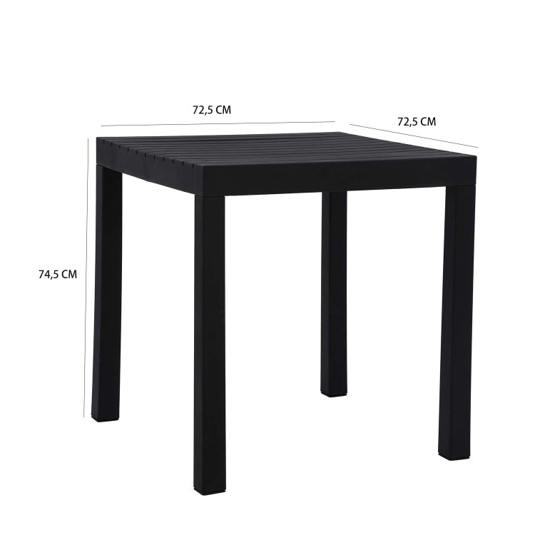 TABLE DE JARDIN TINA NOIRE