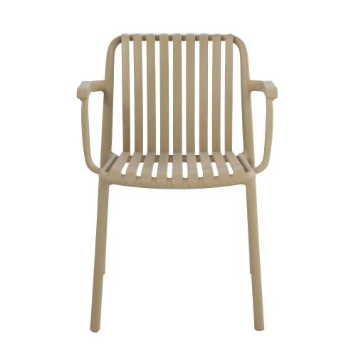 Silla con reposabrazos Cloe Arena-Casa Thai