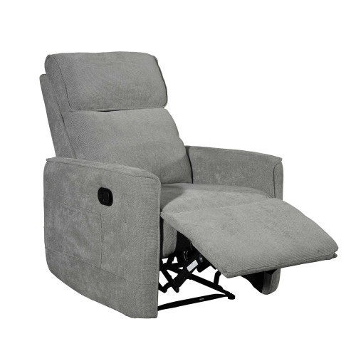 FAUTEUIL PRAGA GRIS RELAX MANUEL 1 PLACE