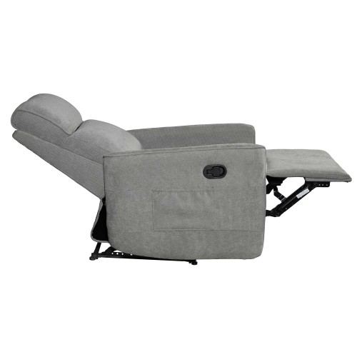 FAUTEUIL PRAGA GRIS RELAX MANUEL 1 PLACE