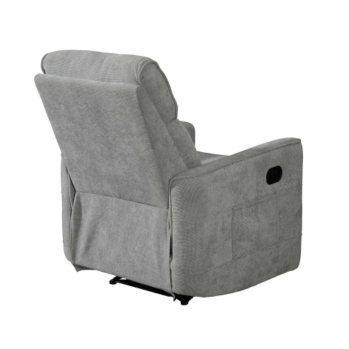 FAUTEUIL PRAGA GRIS RELAX MANUEL 1 PLACE