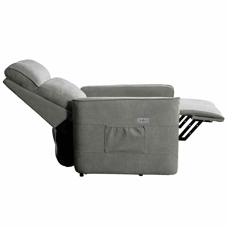FAUTEUIL PRAGA GRIS POWER LIFT 1 PLACE