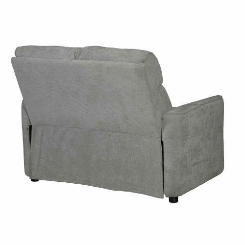 SILLÓN PRAGA GRIS FIJO 2 PLAZAS