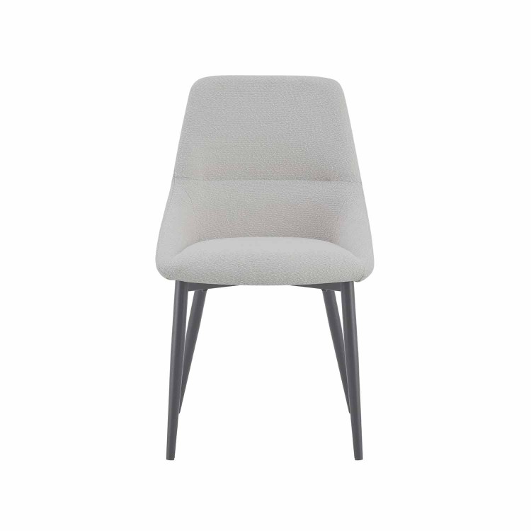 Chaise Niki gris patte noire - CasaThai