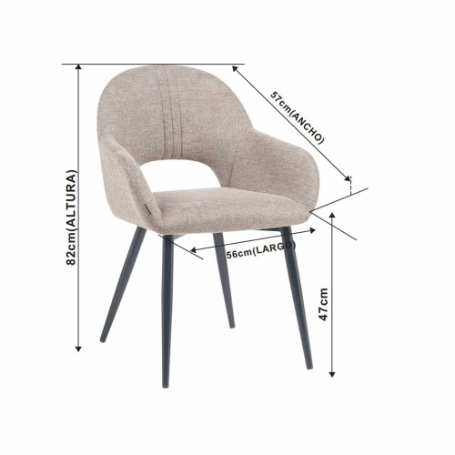 Silla Cosmo Gris-CasaThai