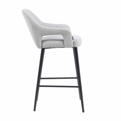 Sgabello Tebas grigio chiaro - CasaThai