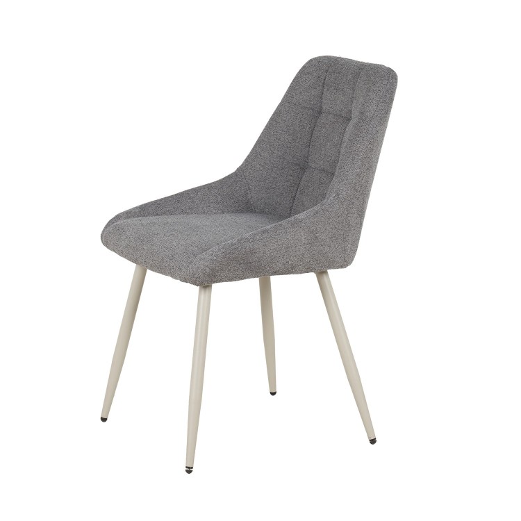 Chaise Eva Gris Pied Beige-CasaThai